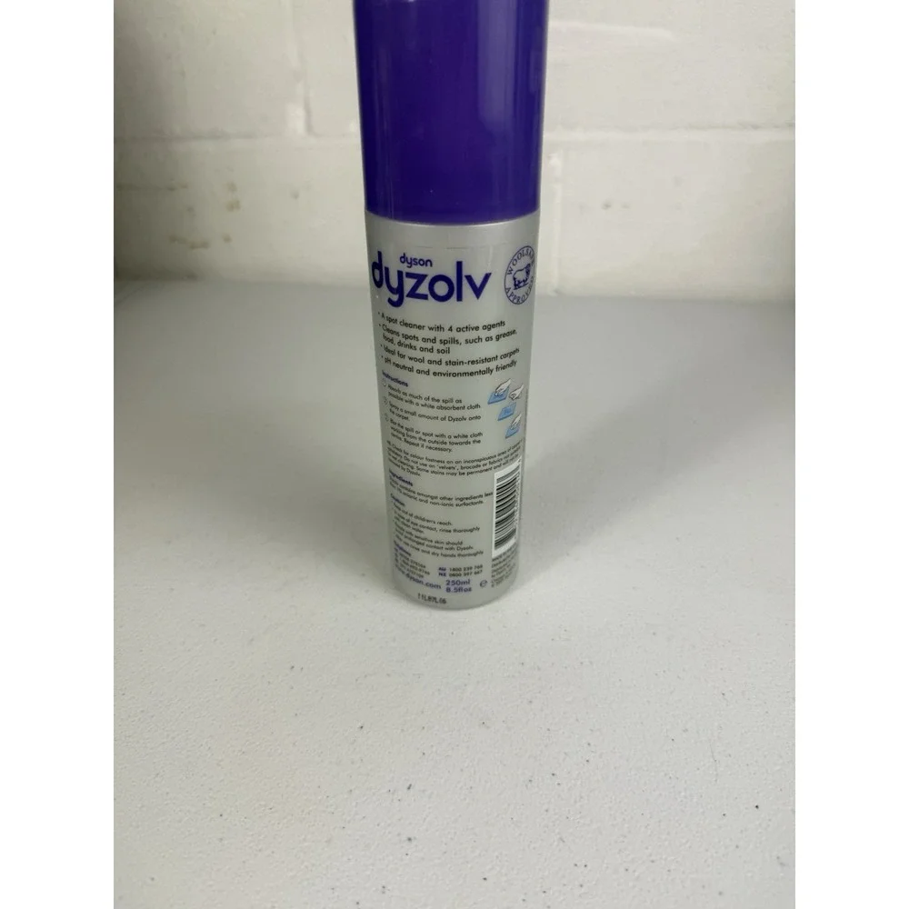 Dyson Dyzolv Spot Cleaner 8.5 oz Bottle For Carpets And Rugs